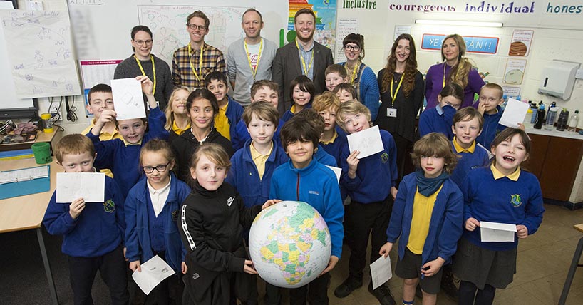 Cap-a-Pie Climate Change Catastrophe creative team & Hotspur Primary School